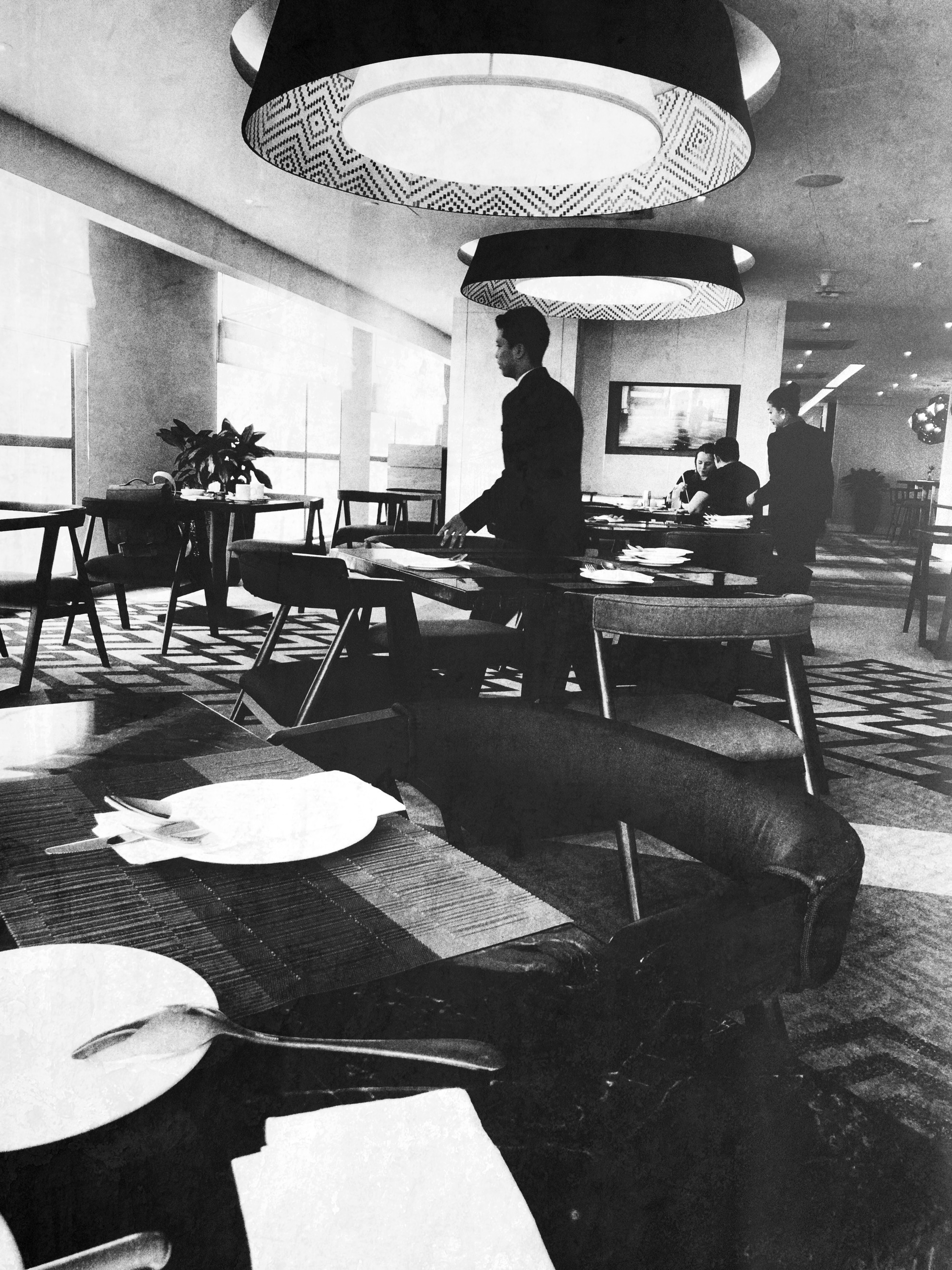 An empty breakfast room, Putrajaya